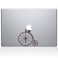 The Decal Guru Vintage Bicycle MacBook Decal Vinyl Sticker - 13" MacBook Air - Brown (1209-MAC-13A-BRO)