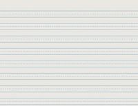 School Smart Skip-A-Line Ruled Writing Paper, 1/2 Inch Ruled Long Way, 11 x 8-1/2 Inches, Pack of 500