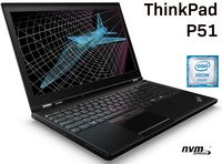 LENOVO THINKPAD P51 MULTI-TOUCH SCREEN LAPTOP: 15.6-INCH IPS, XEON, 16GB, 512GB PCIE NVME SSD WITH OPAL2, NVIDIA M2200 4GB, X-RITE COLOR CALIBRATOR, WIN 10 PRO, 3-YEAR, BLACK