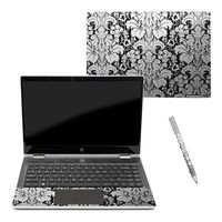MightySkins Skin Compatible with HP Pavilion x360 14" (2018) - Floral Retro | Protective, Durable, and Unique Vinyl Decal wrap Cover | Easy to Apply, Remove, and Change Styles | Made in The USA