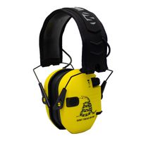 Walker's Razor Slim Electronic Shooting Hearing Protection Muff (Don't Tread On Me, Yellow)