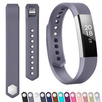 TreasureMax for Fitbit Alta Bands/Fitbit Alta HR Bands/Fitbit Ace Bands, Adjustable Soft Silicone Sports Replacement Bands for Women Men,Small/Large