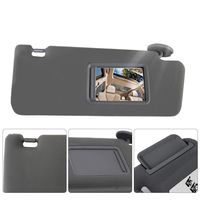 Make Auto Parts Manufacturing Passenger Right Side Windshield Sun Visor Replacement Gray for Toyota Tacoma 2005 2006 2007 2008 2009 2010 2011 2012