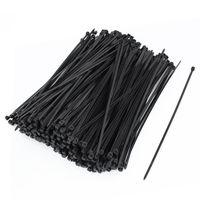 Uxcell Nylon Self Locking Cable Organization Tie, 20cm Length, 500 Pcs, Black