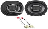 6x9 Polk Audio Front Speaker Replacement Kit for 2006-2008 Dodge Ram 1500