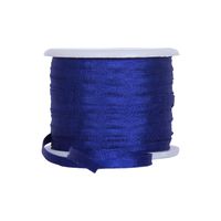 Threadart 100% Pure Silk Ribbon - 2mm Sapphire Blue - No. 701-3 Sizes - 50 Colors
