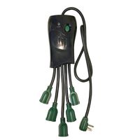 GoGreen Power GG-5OCT - 5 Outlet Surge Protector, Black