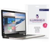 iLLumiShield Screen Protector Compatible with Toshiba Satellite Radius 15.6 inch (2015)(1-Pack) Clear HD Shield Anti-Bubble and Anti-Fingerprint PET Film