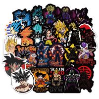 Dragon Ball Z Laptop Stickers, 100 Pcs Anime Vinyl Sticker for Water Bottle Nintendo Switch Luggage Skateboard Snowboard Bike Motorcycle Car Bumper, Cute Cartoon Animal Monsters Decal for Kids Toddler