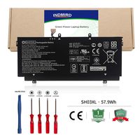 Indmire SH03XL Laptop Battery for Hp Spectre X360 13-AC033DX 13-W013DX Series Notebook HSTNN-LB7L 901308-421 859026-421 859356-855 TPN-Q178 SHO3XL 13-AB00113-AB099 13T-AB000 13-AB0xx