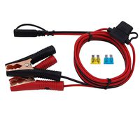 CUZEC 6FT 16AWG 15A Battery Alligator Clip to SAE Connector/12V SAE Quick Release Adapter to Alligator Clips Quick Disconnect Cable (CU10330B)