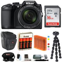 Nikon COOLPIX B500 Digital Camera w/ 16GB USB Accessory Bundle