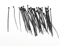LYM Multi-Purpose UV Resistant Black Cable Ties, 4 inches, 1000 Pack