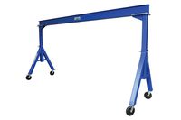 Vestil AHS-6-15-10 Steel Adjustable Gantry Crane, 6000 lb, 131.3125" Height