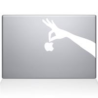 The Decal Guru Hand Picked Apple MacBook Decal Vinyl Sticker - 13" MacBook Pro (2015 & Older) - White (1076-MAC-13P-W)