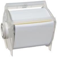 Brady 76686 GlobalMark 25' Length x 4.25" Width B-509 Magnetic Supply, White Tape