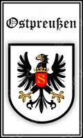Ostpreußen Germany Prussia Coat of Arms Computer Tablet Decal Sticker 3x5 inches