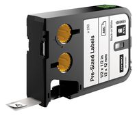 DYMO Pre-Sized Labels for DYMO XTL Label Makers, Black on White, 1/2", 1 Roll (1868665)