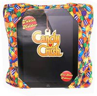 Candy Crush Candy Pattern Plush Tablet Holder