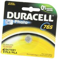 Duracell MS76BPK Photo Batteries, Size 1.5 Volt Silver Oxide