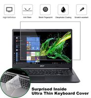 2 Pack Matte Anti-Glare Screen Protector for 15.6" Acer Aspire 5 Slim Laptop A515-43 A515-54 with Surprise Keyboard Cover, Help for Your Eyes Reduce Fatigue