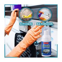 2PCS 30ml Natural Efficient Kitchen Grease Bubble Cleaner,Streak-Free Household Multi-Surface Foam Cleaner,Amazing Effect Super Multi-Foam,Perfect for The Kitchen and Toilet (Multicolor)