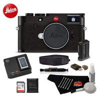 Leica M10 Digital Rangefinder 24MP Camera 20000 (Black) Bundle w/32GB SDHC Memory Card