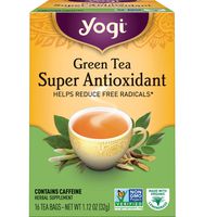 Yogi Tea - Green Tea Super Antioxidant - Helps Reduce Free Radicals - 6 Pack, 96 Tea Bags Total