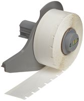 Brady M71C-625-422 0.625" Width x 50' Height White Color B-422 Permanent Polyester Labels For BMP71 Label Printer