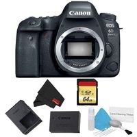 Canon EOS 6D Mark II DSLR Camera (Body Only) Basic Bundle - International Model