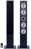 Craig Tower Speaker System with FM Radio and USB/SD Slot, Black (CHT909n ) (Discontinued by Manufacturer)
