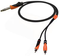 Bespeco Instrument Cable Black & Orange 6 Feet SLYSRM180