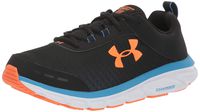 Under Armour Men's Charged Assert 8 Running Shoe, Black (002)/Orange Spark, 12.5