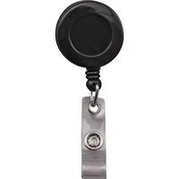 Advantus Retractable Badge Holder, Black (75667)