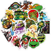 32 Pcs Teenage Mutant Ninja Turtles Stickers for Water Bottles, Laptop Sticker Waterproof Vinyl Decal Sticker for Phone,Computer,Hydro Flasks,Cars,Bicycles,Mac Book,ski, PS4, Xbox ONE....