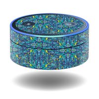 MightySkins Skin Compatible with Amazon Echo Dot (1st Generation) wrap Cover Sticker Skins Blue Veins