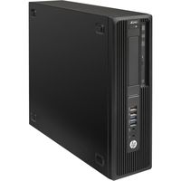 HP L9K17UT#ABA Workstation Z240 Mini Desktop, 16 GB RAM, 256 GB SSD, 1 TB HDD, NVIDIA Quadro K620, Black