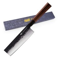 7 inch Nakiri Knife by Findking-Dynasty series-3 layer 9CR18MOV clad steel w/octagon handle Gyuto Knife