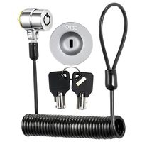 I3C Laptop Cable Lock Hardware Security Cable Lock Anti Theft Combination Lock for iPad Tablet Laptop MacBook Dell HP Lenovo Kindle Surface Samsung Android and All Other Notebooks and Tablets