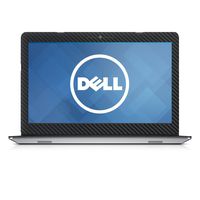 Black Carbon Fiber skin decal wrap skin Case for Dell Inspiron 15 5555 5558 5559 15.6" Laptop