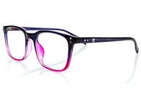 Blue Light Blocking Computer Gaming Blocker Unisex Reading Glasses for Women Anti UV Light TR90 Frame (Gradient Pink, 0.00)
