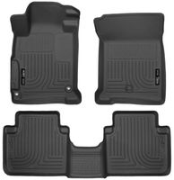 Husky Liners Fits 2013-17 Honda Accord Sedan Weatherbeater Front & 2nd Seat Floor Mats