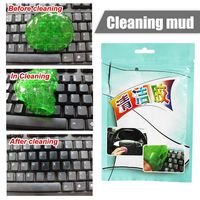 Keyboard Cleaner Universal Dust Cleaning Gel Dirt Bacteria Cleaner Air Conditioning Outlet Keyboard Cleaning Mud, for Laptops, Car Vents, Printers, Calculators