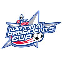 Us Youth Soccer National Presidents Cup Logo OriginalStickers0852 Set Of Two (2x) Stickers , Laptop , Ipad , Car , Truck , Size 4 inches on Longer Side