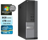 Dell Optiplex 7020 Business Desktop Small Form Factor SFF Intel Quad Core i5 i5-4590 8GB RAM 1TB HDD Windows 7 Ultimate