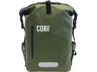 COR 25L Waterproof Dry Bag Backpack with Padded Laptop Sleeve (Green, 25L)