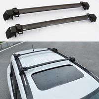 Dwindish 2 Pcs Roof Rails Cross Bar Luggage Rack Crossbar For 2017 JEEP Compass