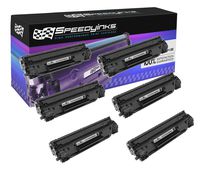 Speedy Inks Compatible Toner Cartridge Replacement for Canon 137 (Black, 6-Pack)