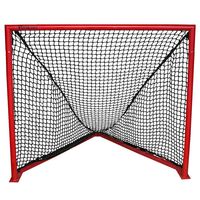 Predator Sports Deluxe Box Goal 4 feet x 4.5 feet Flat Base Bar with 7mm Black Net