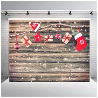 Ferren Portable Print Christmas Style Collapsible Photography Background For Shooting Party Games & Activities